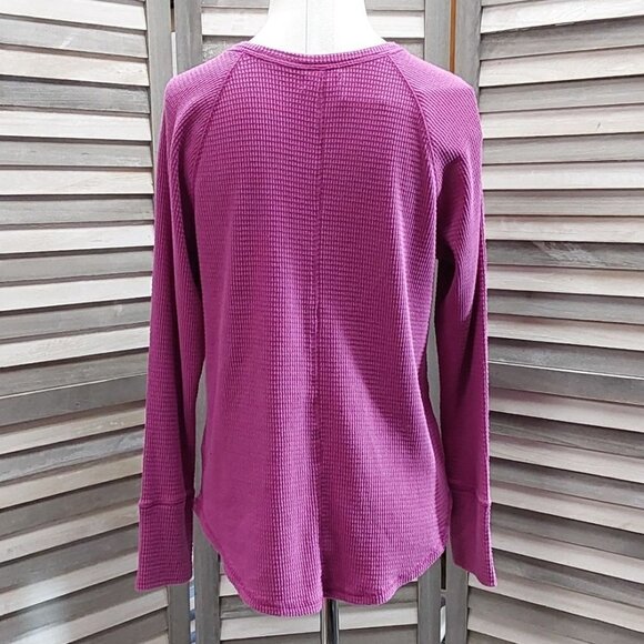 Women's Long Sleeve Notch Neck Thermal Top | Knox Rose | XX Large - Picture 5 of 9